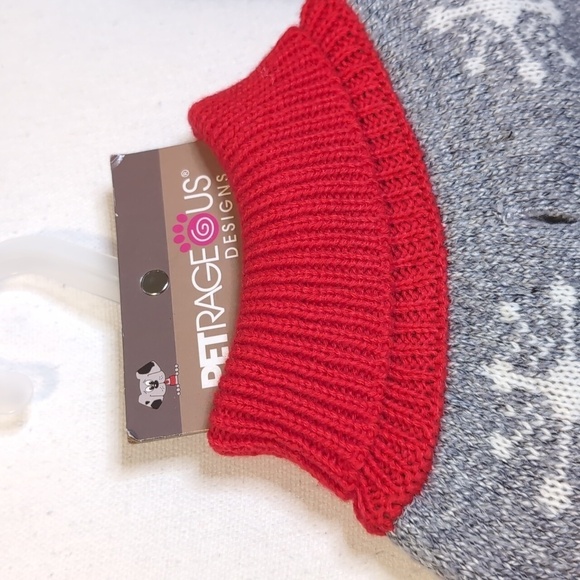 NWT Dog CHRISTMAS Sweater LITTLE RED TRUCK - Picture 3 of 7